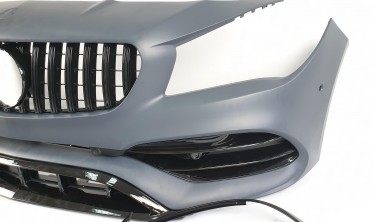 тюнінг передній бампер у стилі C63 AMG Mercedes CLA-Class C117 фото