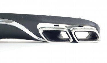 накладки с насадками в стиле AMG Black Chrome для Mercedes E-Class W213 фото