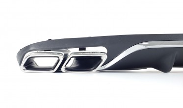 накладки с насадками в стиле AMG Black Chrome для Mercedes E-Class W213 фото