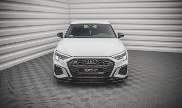 Тюнинговый диффузор переднего бампера Audi S3 / A3 S-line 8Y вер. 1 фото