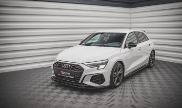 Тюнінговий спойлер під бампер Audi S3/A3 S-line 8Y вер. 3 фото