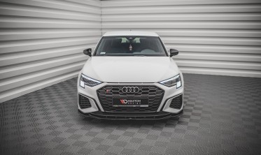 Накладка под передний бампер Audi S3 / A3 S-line 8Y вер. 4 фото