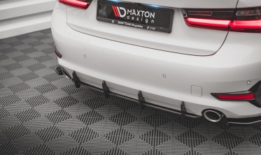 Накладка заднего бампера Street pro с вертикальными ребрами BMW 3 G20 / G21 фото