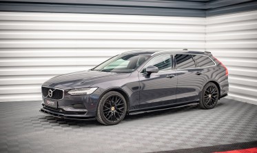 Тюнинг листва боковых порогов Volvo V90 MK2 фото