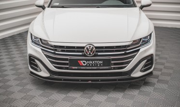 Накладка (губа) переднього бампера Volkswagen Arteon R-Line рестайл вер. 2 фото