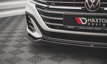 Тюнінговий дифузор переднього бампера Volkswagen Arteon R-Line післярестайл вер. 3 фото