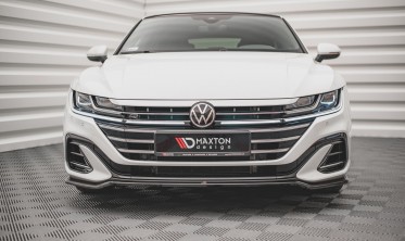 Тюнінговий дифузор переднього бампера Volkswagen Arteon R-Line післярестайл вер. 3 фото