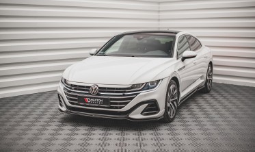 Тюнінговий дифузор переднього бампера Volkswagen Arteon R-Line післярестайл вер. 3 фото