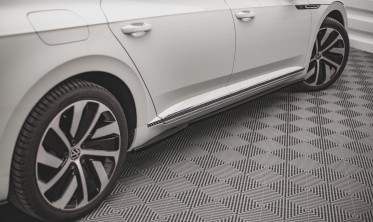 Тюнинговые листвы под пороги Volkswagen Arteon R-Line рестайл фото