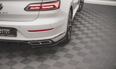 Боковые накладки под задний бампер Volkswagen Arteon R-Line рестайл фото