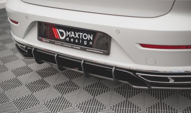 Накладка заднього бампера Street pro із вертикальними ребрами Volkswagen Arteon R-Line FL фото