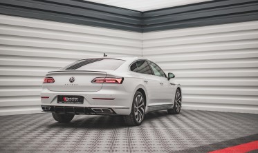 Накладка заднього бампера Street pro із вертикальними ребрами Volkswagen Arteon R-Line FL фото