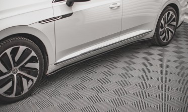 Диффузоры под боковые пороги Street pro Volkswagen Arteon R-Line рестайл фото