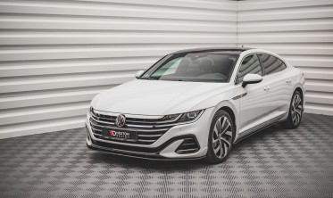 Дифузор під передній бампер Street pro Volkswagen Arteon R-Line рестайл фото