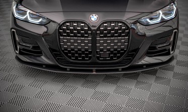 Диффузор под передний бампер Street pro BMW 4 G22 M-pack фото