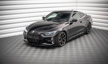 Тюнинг накладка под передний бампер BMW 4 M-pack G22 вер. 1 фото