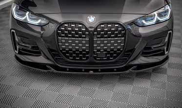 Тюнінгова накладка під передній бампер BMW 4 G22 M-pack вер. 4 фото