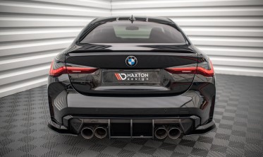 Центральная накладка под задний бампер Street pro BMW M4 G82 фото