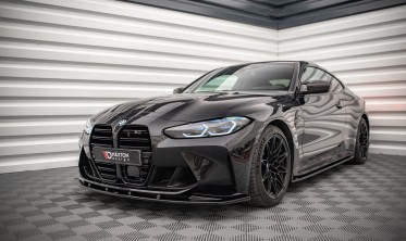 Тюнинговая накладка под передний бампер BMW M4 G82 / M3 G80 вер. 1 фото