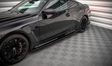 Боковые диффузоры под пороги BMW M4 G82 вер. 1 фото