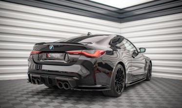Боковые тюнинг накладки под задний бампер BMW M4 G82 фото