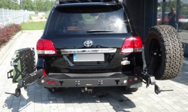 Силовой задний бампер Toyota Land Cruiser J200 фото