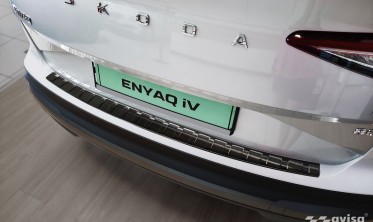 Защитная планка на задний бампер Skoda Enyaq iV фото