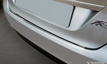 защитная накладка на задний бампер Ford Fiesta 7 фото