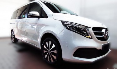 Защитная планка на задний бампер Mercedes W447 V klasa фото
