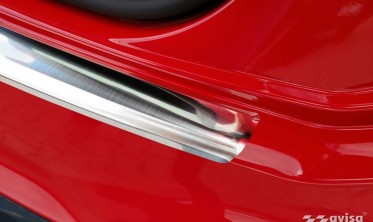 защитная накладка заднего бампера из нержавейки AUDI Q2 рестайл фото