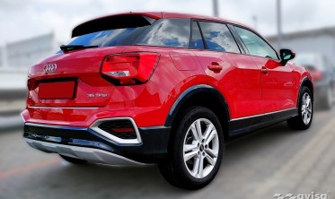 защитная накладка заднего бампера из нержавейки AUDI Q2 рестайл фото