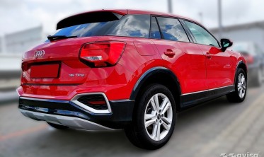 защитные накладки на пороги Audi Q2 рестайл, черные фото