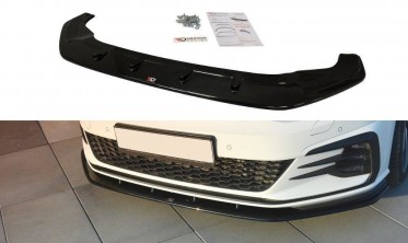 Диффузор передний VW Golf MK7 рестайл GTI версия 1 глянец фото
