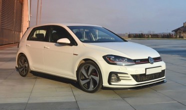 Диффузор передний VW Golf MK7 рестайл GTI версия 1 глянец фото