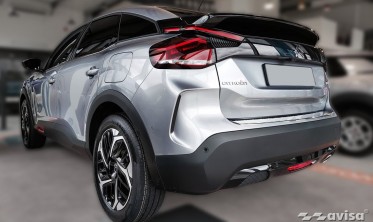 защитные накладки на порожки Citroen C4 III / e-C4, черные фото