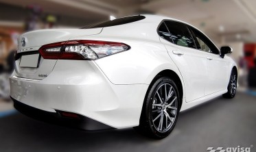 защитная накладка заднего бампера Toyota Camry фото