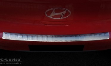 защитная накладка бампера из нержавейки Hyundai i10 III фото
