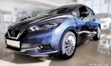 защитные накладки на порожки Nissan Micra 5 фото