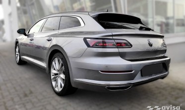 Планка на задний бампер Volkswagen Arteon Shooting Brake (Carbon Fiber) фото