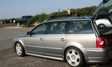 Накладки на пороги VW Passat B5 стиль Votex фото