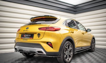 Дифузор заднього бампера з вертикальними ребрами Kia XCeed MK1 фото