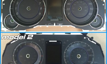 Накладки в щиток приборов для замены миль на км Infiniti QX70 фото