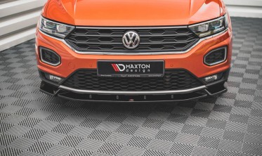 Юбка под передний бампер Volkswagen T-Roc вер. 2 фото