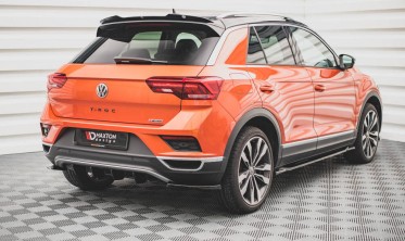 Центральная накладка на задний бампер Volkswagen T-Roc MK1 фото