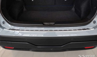 защитная накладка бампера из нержавейки Nissan Qashqai III фото