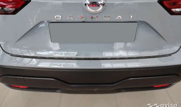 накладка для защиты заднего бампера Nissan Qashqai 3 фото