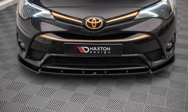 Тюнинговая накладка переднего бампера Toyota Avensis MK3 рестайл вер. 1 фото
