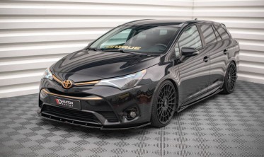 Тюнинговая накладка переднего бампера Toyota Avensis MK3 рестайл вер. 1 фото