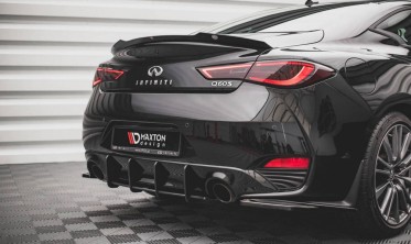 Центральний накладка на задній бампер Street pro Infiniti Q60 S MK2 фото