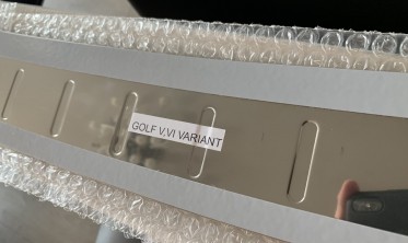 Защитная накладка на бампер с ребрами VW Golf 5 / 6 kombi  фото